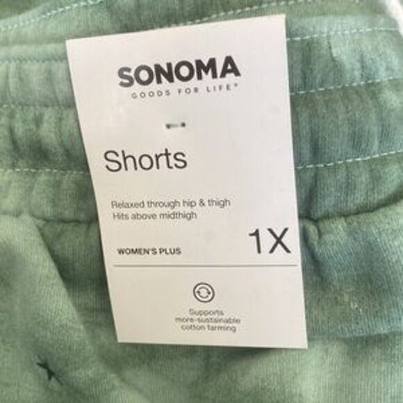 Sonoma Goods for life star tie dye drawstring fleece shorts - Picture 8 of 9